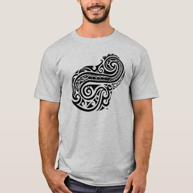 Insel-Haken-Entwurf T-Shirt (Vorderseite)