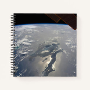 Insel Hispaniola mit Sunglin Notizbuch