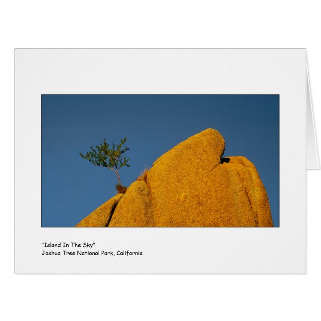 "Insel im Himmel " (Vorderseite (Horizontal))