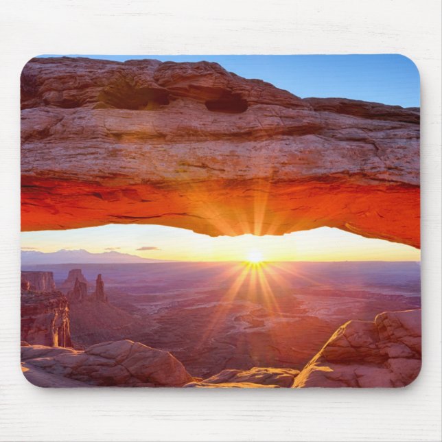 Insel im Himmel Mousepad (Vorne)