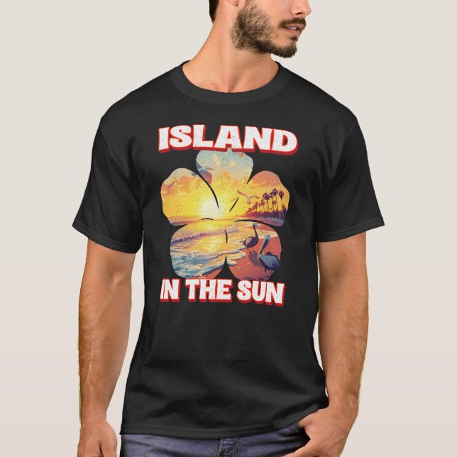 Insel in der Sonne T-Shirt (Vorderseite)