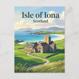 Insel Iona Schottland Postkarte