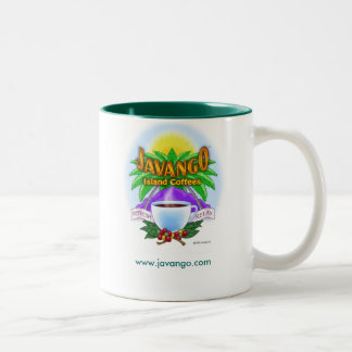 Insel-Kaffee-Tasse Grn Zweifarbige Tasse