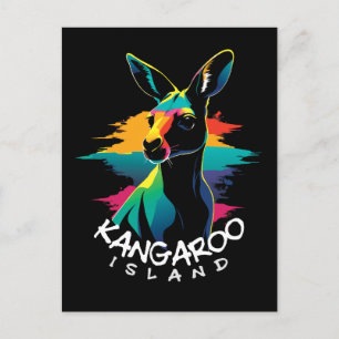 Insel Kangaroo Postkarte