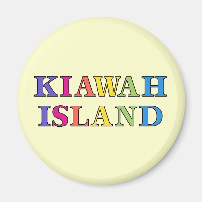 Insel Kiawah Magnet (Vorne)