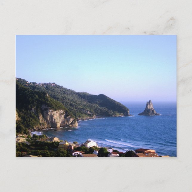 Insel Korfu Postkarte (Vorderseite)