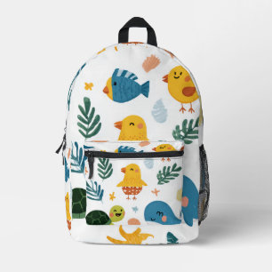 Insel-Lebensdruck-Cut-Sew-Tasche Geschenk Bedruckter Rucksack