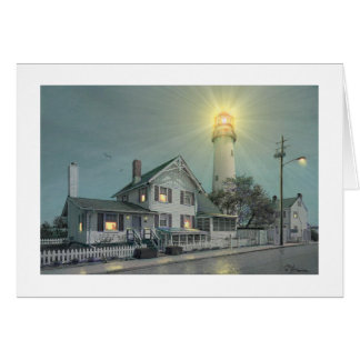 Insel-Leuchtturm-" Karte Pauls McGehee "Fenwick