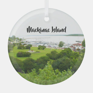 Insel Mackinac Ornament Aus Glas