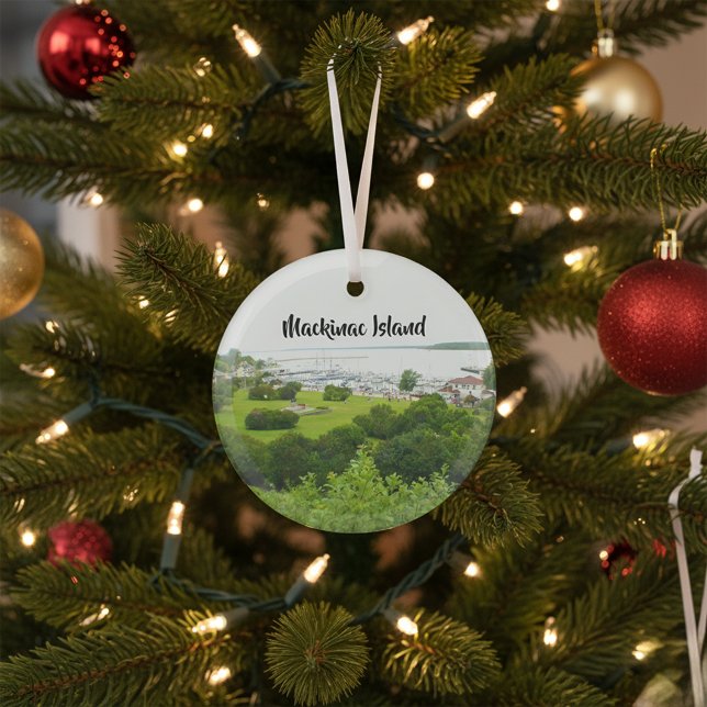 Insel Mackinac Ornament Aus Glas (Von Creator hochgeladen)