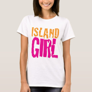 Insel-Mädchen-T - Shirt