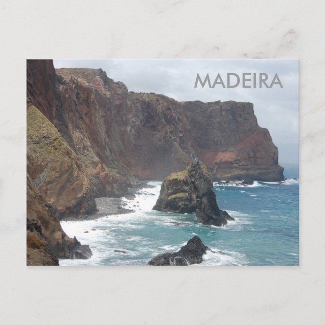 Insel Madeira Postkarte (Vorderseite)