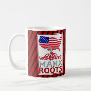 Insel Man Manx American Kaffeetasse