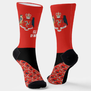 Insel Man Socken, Flaggen, Urlaub / Sport Socken