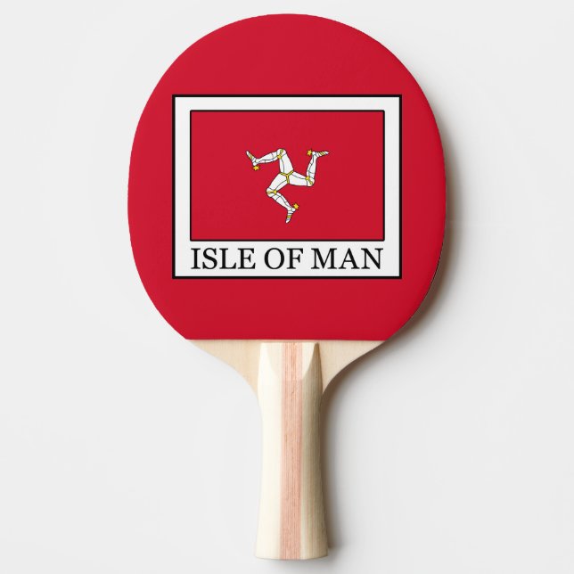 Insel Man Tischtennis Schläger (Vorderseite)
