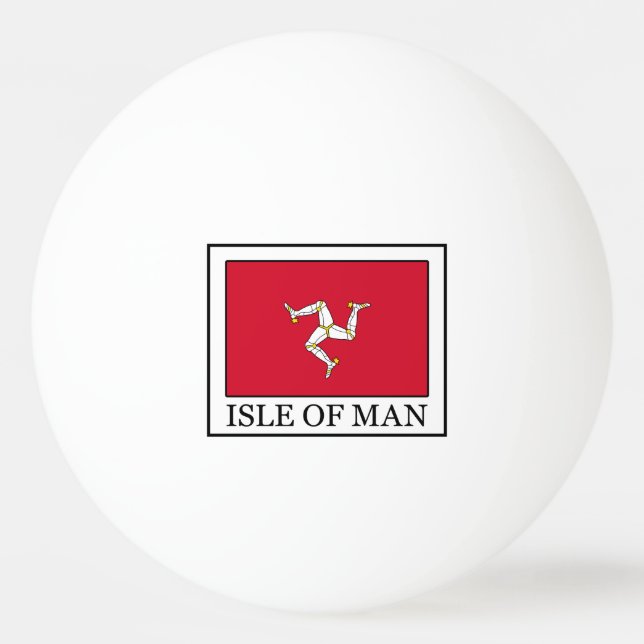 Insel Man Tischtennisball (Vorderseite)