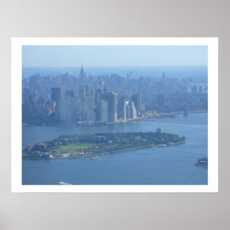Insel Manhattan und Governors Poster