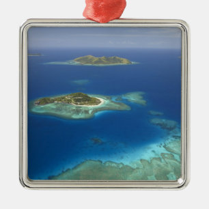 Insel Matamanoa und Korallenriff, Insel Mamanuca Silbernes Ornament