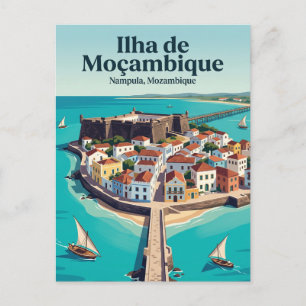 Insel Mosambik Mosambik Postkarte