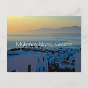 Insel Mykonos Postkarte