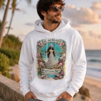Insel-Nymphe Tropische Spirituelle Ozean-Fantasie- Hoodie