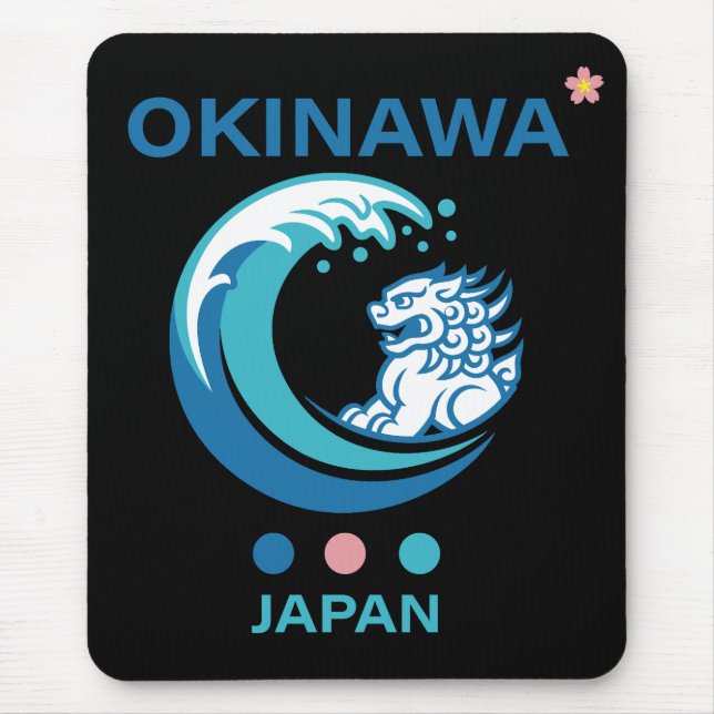 Insel Okinawa Japan Mousepad (Vorne)