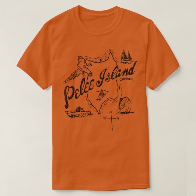 Insel Ontario Pelee 1868 T-Shirt (Design vorne)