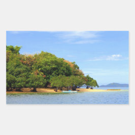 Insel Palawan Rechteckiger Aufkleber
