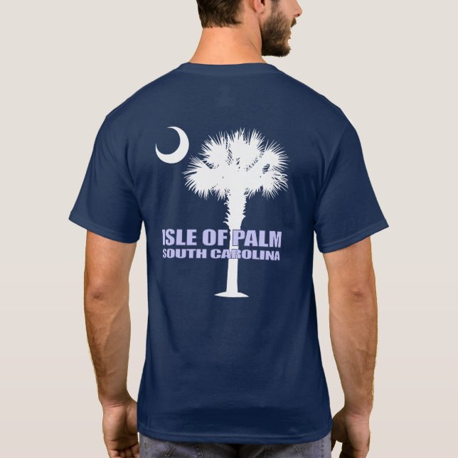 Insel Palm (P&C) T-Shirt (Rückseite)