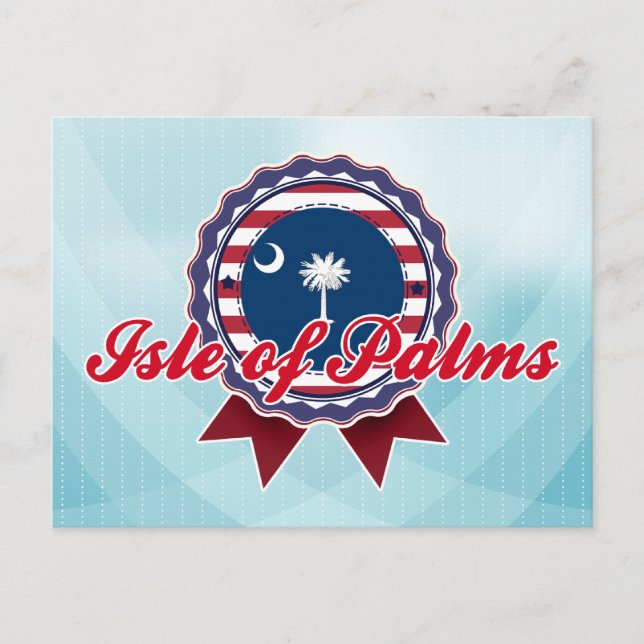 Insel Palms, SC Postkarte (Vorderseite)