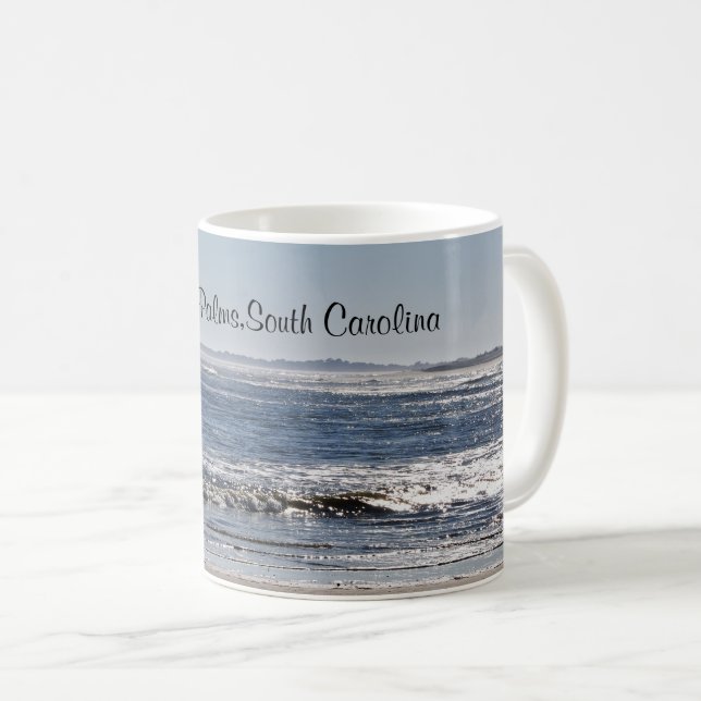 Insel Palms, South Carolina Kaffeetasse (VorderseiteRechts)