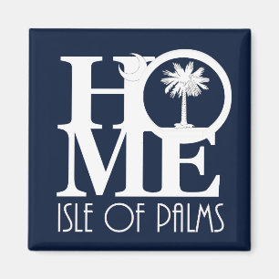 Insel Palms South Carolina ZUHAUSE Magnet