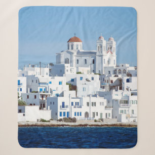 Insel Paros mit Dorf naoussa Sherpadecke