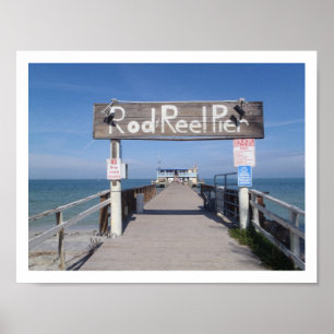 Insel-Pier-Plakat Annas Maria Poster