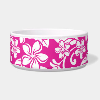 INSEL-PLUMERIA (HEISS PINK) Keramik-Haustier-Schüs Napf