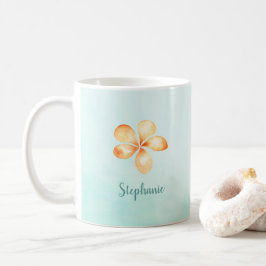Insel Plumeria Kaffeetasse