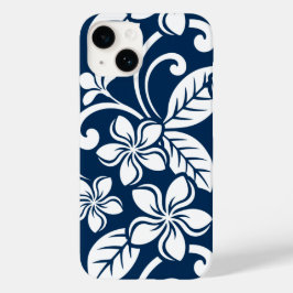 INSEL PLUMERIA (NAVY) Case-Mate iPhone 14 HÜLLE