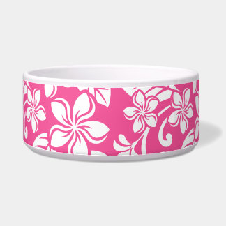 INSEL-PLUMERIA (WASSERMELONE PINK) Keramik-Haustie Napf