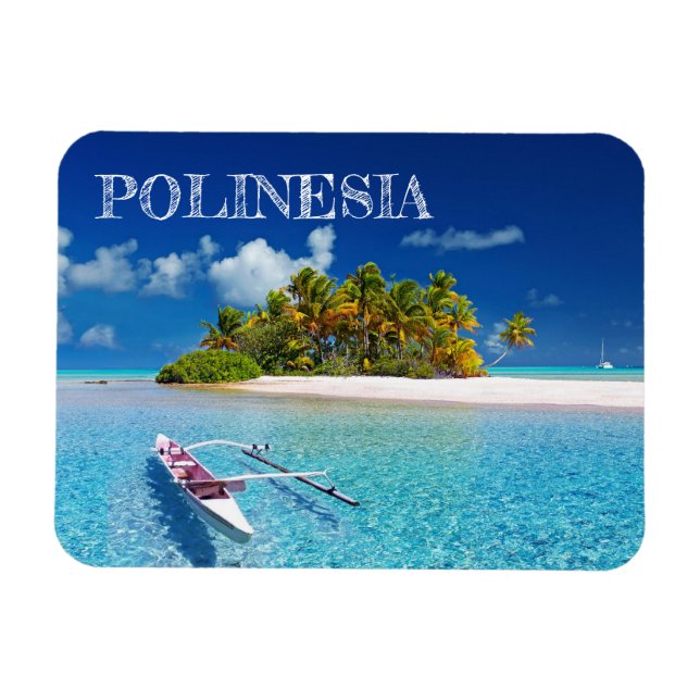 Insel Polinesia Dream Magnet (Horizontal)