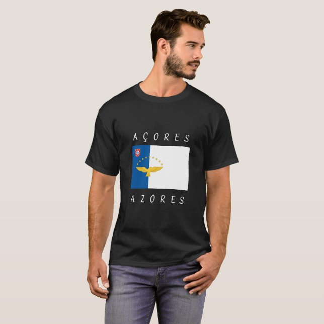 Insel-Portugal-T - Shirt Azoren Açores (Vorne ganz)
