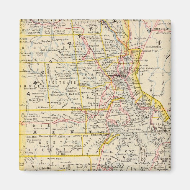 Insel Rhode 3 Magnet (Vorne)