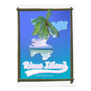 Insel Rinca Indonesien Reiseplan Fotodruck
