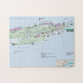 Insel Royale (Michigan) Kartenpuzzlespiel