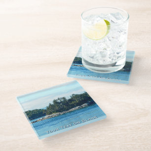 Insel Salish Glasuntersetzer