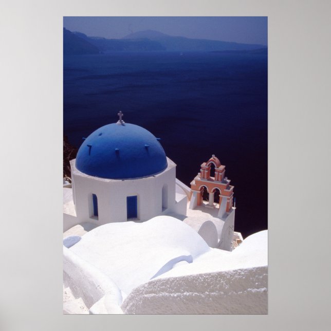 Insel Santorin Poster (Vorne)