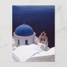 Insel Santorin Postkarte