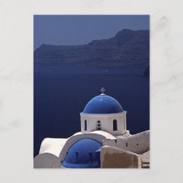 Insel Santorin Postkarte
