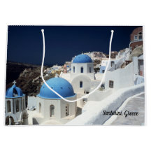 Insel Santorini, Griechenland-Geschenk-Tasche