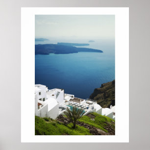 Insel Santorini, Griechenland Poster