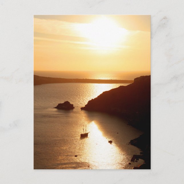 Insel Santorini Griechenland Postkarte (Vorderseite)